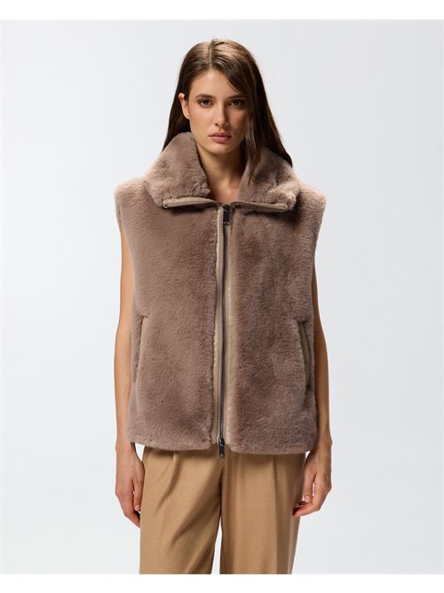 Gilet effetto pelliccia con zip PINKO | 105107A2WN/D01